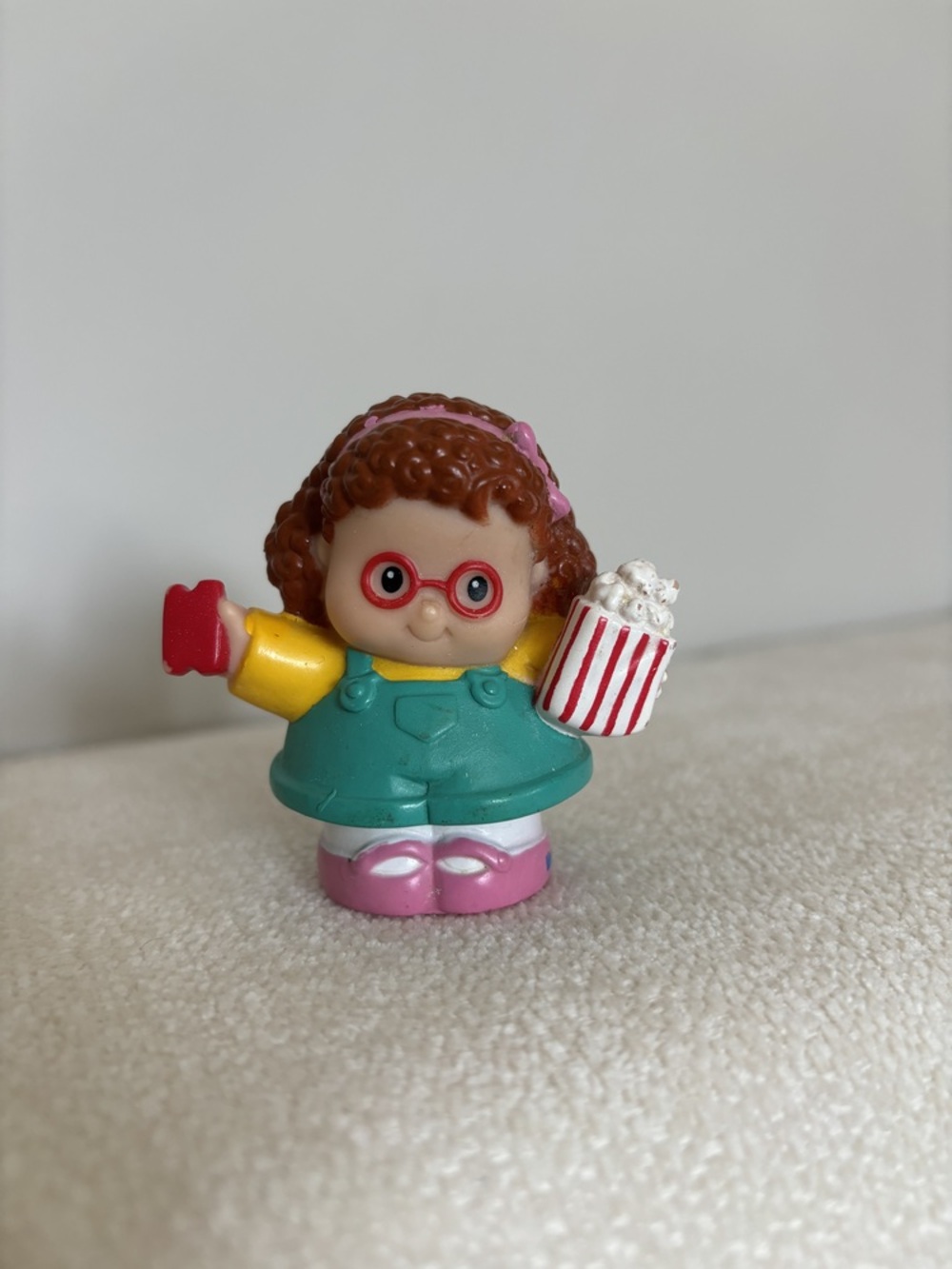 Little people movie ticket/popcorn girl